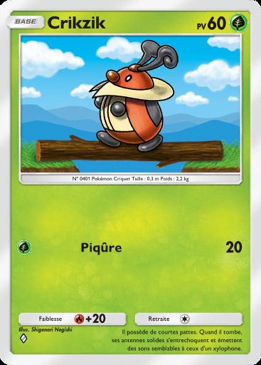 Carte Pokémon TCG Pocket Crikzik