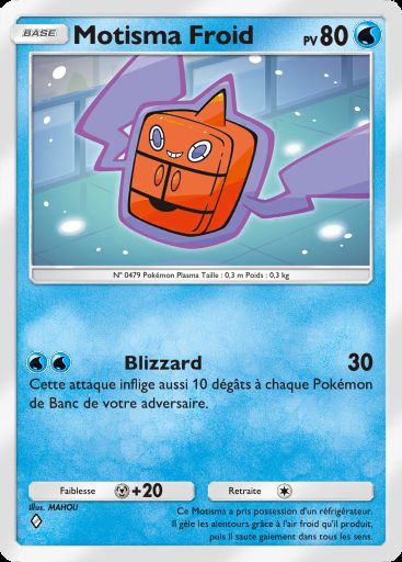 Carte Motisma Froid