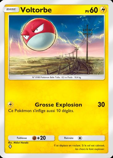 Carte Voltorbe