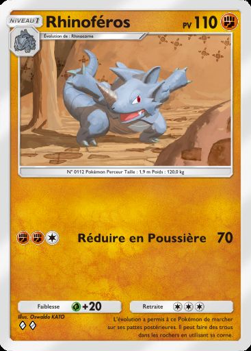 Carte Pokémon TCG Pocket Rhinoféros