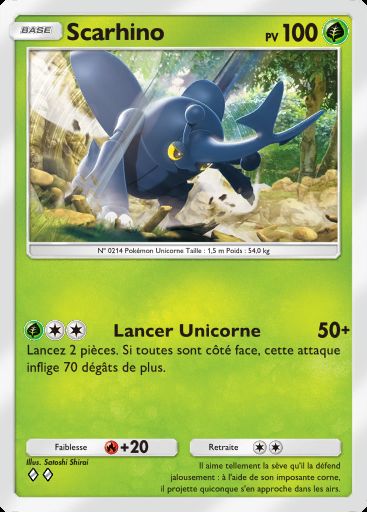 Carte Pokémon TCG Pocket Scarhino