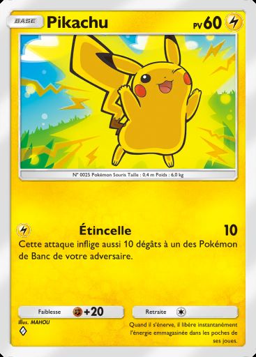 Carte Pokémon TCG Pocket Pikachu