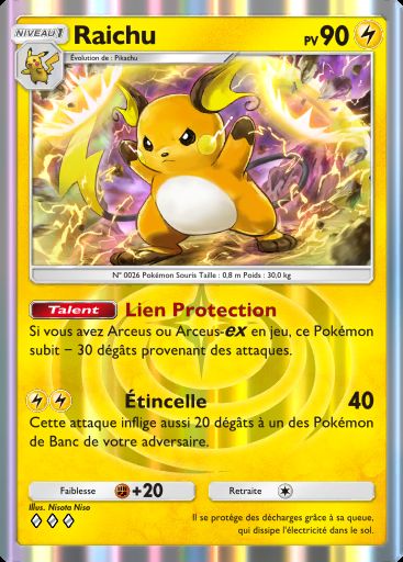 Carte Pokémon TCG Pocket Raichu