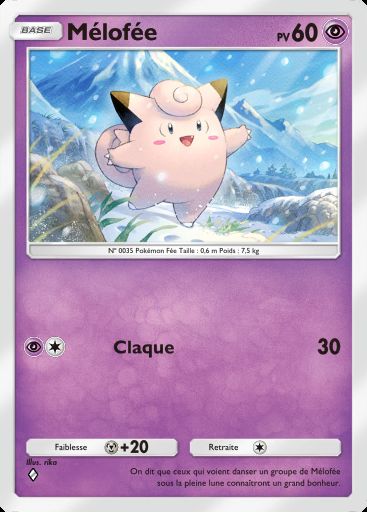 Carte Pokémon TCG Pocket Mélofée