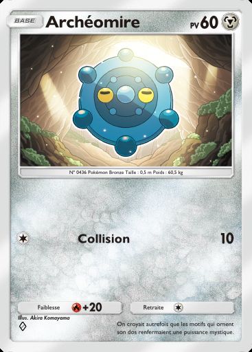 Carte Pokémon TCG Pocket Archéomire