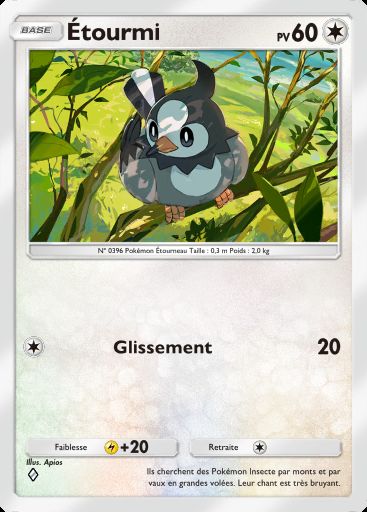 Carte Pokémon TCG Pocket Étourmi