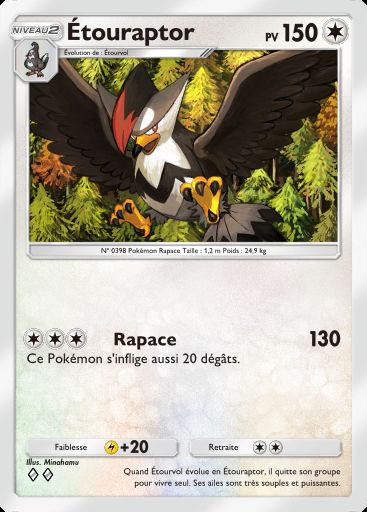 Carte Pokémon TCG Pocket Étouraptor