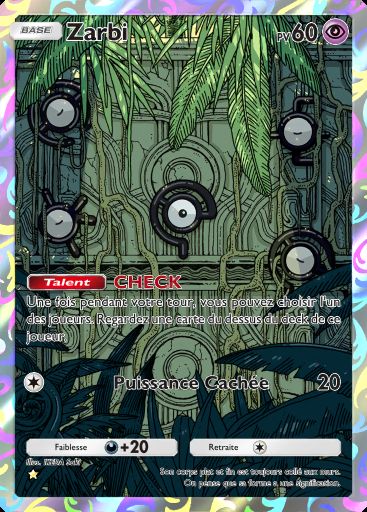Carte Pokémon TCG Pocket Zarbi