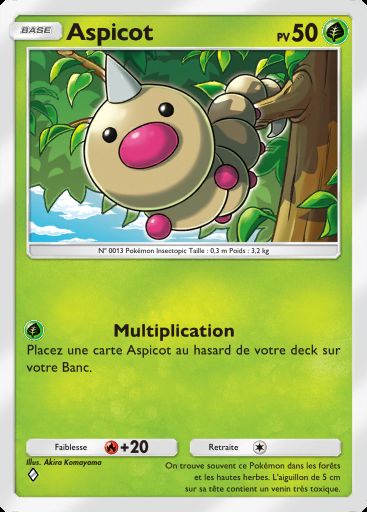 Carte Pokémon TCG Pocket Aspicot