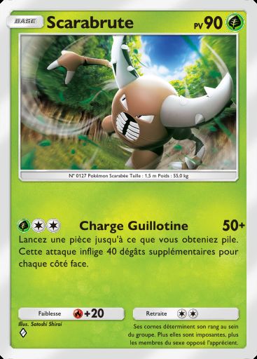 Carte Pokémon TCG Pocket Scarabrute