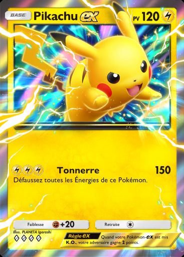 Carte Pokémon TCG Pocket Pikachu ex