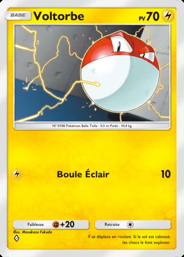 Carte Voltorbe