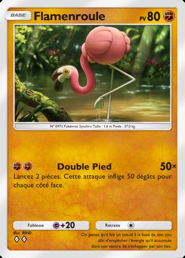 Carte Pokémon TCG Pocket Flamenroule