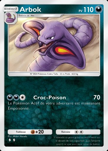 Carte Pokémon TCG Pocket Arbok