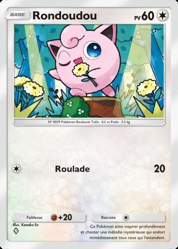 Carte Pokémon TCG Pocket Rondoudou