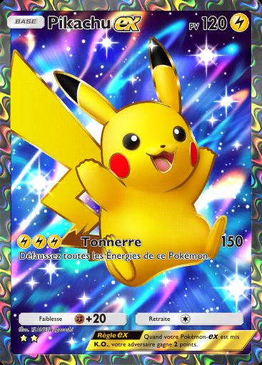Carte Pokémon TCG Pocket Pikachu ex