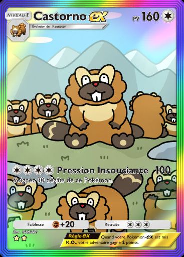 Carte Pokémon TCG Pocket Castorno ex