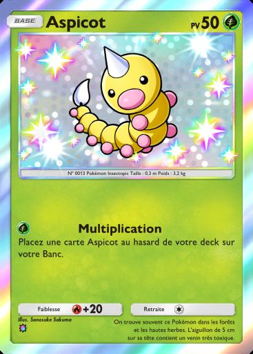 Carte Pokémon TCG Pocket Aspicot