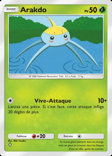 Carte Pokémon TCG Pocket Arakdo