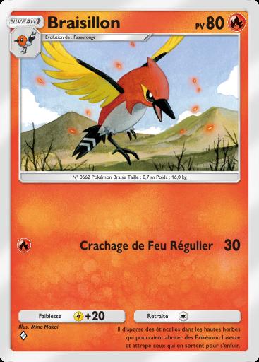 Carte Pokémon TCG Pocket Braisillon