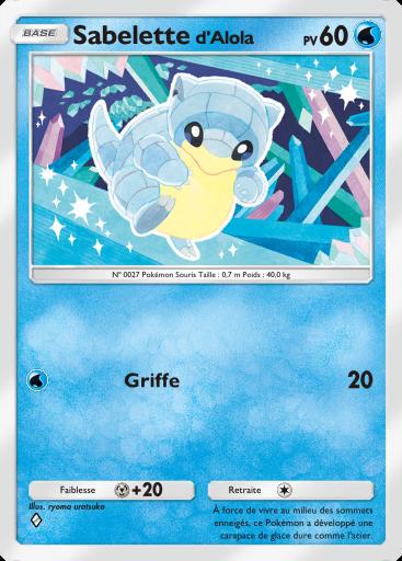Carte Pokémon TCG Pocket Sabelette d'Alola