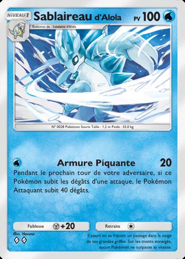 Carte Pokémon TCG Pocket Sablaireau d'Alola