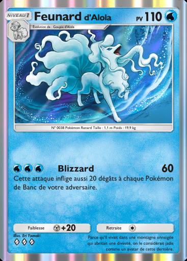 Carte Pokémon TCG Pocket Feunard d'Alola