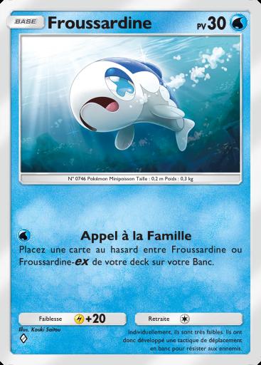 Carte Pokémon TCG Pocket Froussardine