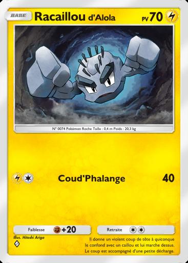 Carte Pokémon TCG Pocket Racaillou d'Alola