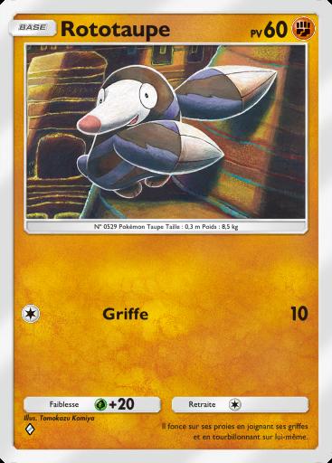 Carte Pokémon TCG Pocket Rototaupe