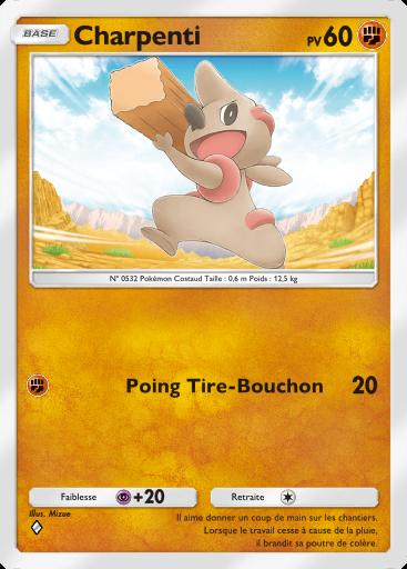 Carte Pokémon TCG Pocket Charpenti