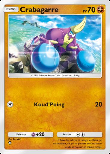 Carte Pokémon TCG Pocket Crabagarre