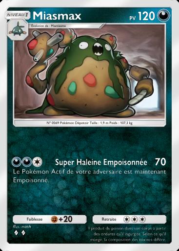 Carte Pokémon TCG Pocket Miasmax