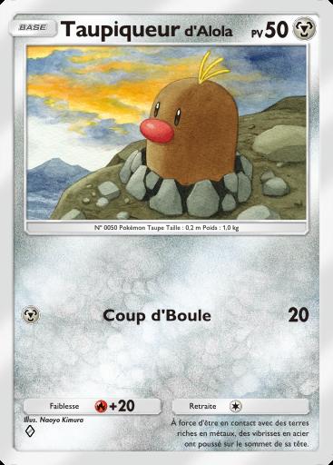 Carte Pokémon TCG Pocket Taupiqueur d'Alola