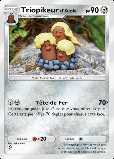 Carte Pokémon TCG Pocket Triopikeur d'Alola