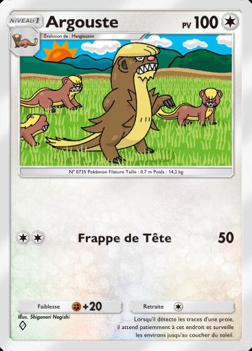 Carte Pokémon TCG Pocket Argouste