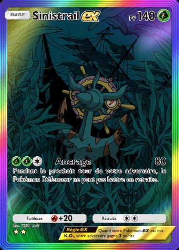 Carte Pokémon TCG Pocket Sinistrail ex