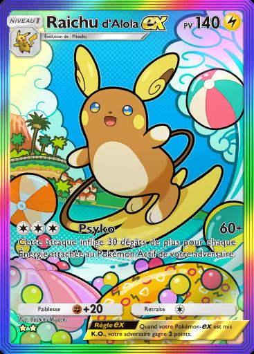 Carte Pokémon TCG Pocket Raichu d'Alola ex